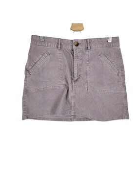 American Eagle 10 Lilac Corduroy A Line Skirt Y2K Soft Girl Preppy Cottagecore